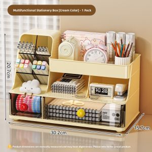 Desks Organizer Storage Box with Layers