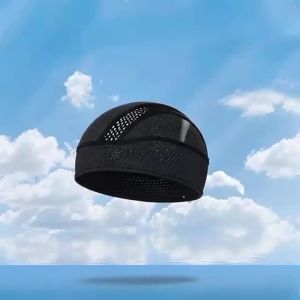 Cycling MTB Under Helmet Liner Absorbent Sweat Cap Quick Dry Breathable Mesh Sports Beanie Skull Cap Running Hiking Headwrap Cap