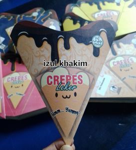 100pcs Kertas crepes / kertas leker motif 4 gambar