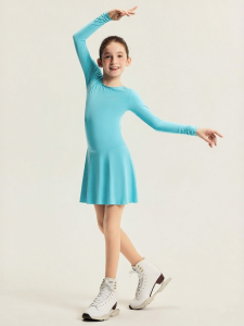 JOLLY BEAN | Cross-Back Strappy Rhinestone Ice Skating Dress
