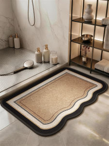 YINSHANG | Vintage Water Absorbent Anti-slip Bathroom Doormat