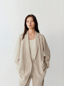 ICICLE | Lightweight Silk Texture Womens Blazer