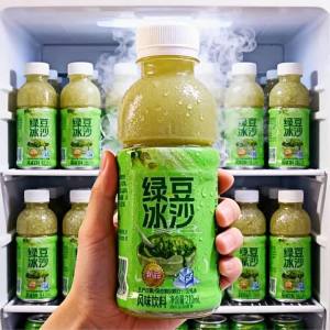 Cool Refreshing Mung Bean Ice Slush Flavor Drink 210ml