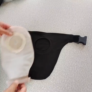 Ostomy Bag Cover Waist Fixed Hanging Colostomy Bag Supply Washable Reusable Universal Ostomy Pouch Covers Abdominal