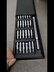 25-in-1 Precision Magnetic Screwdriver Set–S2 Alloy Steel BitsAnti-Slip DesignRepair PhoneLaptopGame Console