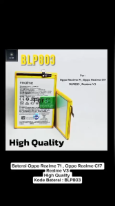 BLP803 BLP 803 Baterai HP REALME 7i SMART / C17 / V3 / Q3i ORIGINAL Battery BATRAI BATRE