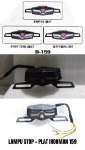 Lampu Stop Plus Plat Ironman 159