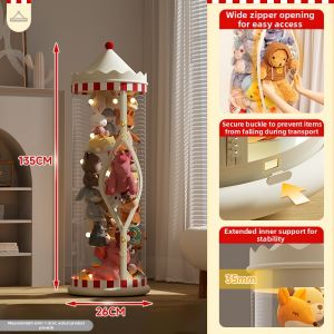 Portable Large Capacity Toy Storage Basket