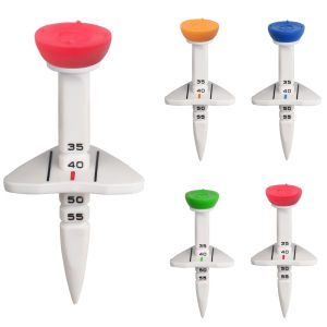 4 ชิ้น 33-55 มม. อุปกรณ์ฝึกซ้อมกอล์ฟทีปรับความสูงได้