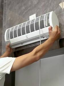 0.6-1.2M Commercial mute Air Curtain Door Fan Machine inverter blower for home Dust and Insect Proof With remote control