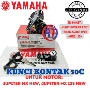 KUNCI KONTAK SET KOMPLIT+JOK KODE 50C YAMAHA ORIGINAL 100% GARANSI UNTUK MOTOR YAMAHA JUPITER MX NEW