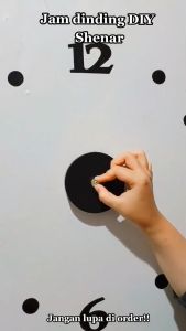 SHENAR JAM DINDING RAKSASA DIY 80-130cm Diameter / JAM DINDING BESAR / JAM DINDING UNIK / JAM DINDING PORTABLE / JAM DINDING DEKORASI / JAM DINDING RUANG TAMU / JAM DINDING KAMAR