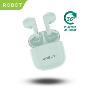 TWS Earphones Wireless Bluetooth Robot Airbuds T60 Original Bergaransi