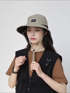 DOSO Sunscreen cap หมวกกันแดด 100% แห้งเร็ว หมวกกันแดดเดินป่ากลางแจ้งสําหรับผู้ชายและผู้หญิง หมวกกันแดดuv แบบคลุมคอ ระบายอากาศได้ดี ปรับขนาดได้