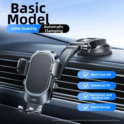 LISEN | Vacuum Suction Cup Type Car Phone Mount