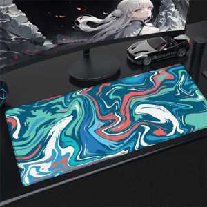 Bandai | Strata Liquid Gaming Mouse Pad DuraGlyde Smooth Surface Waterproof Non-slip Rubber Base Locked Edge Large Desk Mat for PC Gamers