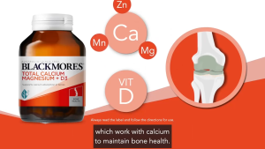 【Buy 3 Get 1 Free】Blackmores Total Calcium Magnesium + D3 (200 Tablets) Enhance Calcium Absorption Strengthen Bones