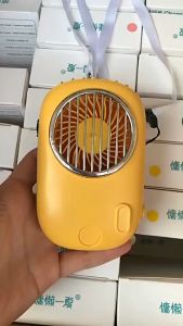 แบบคล้องคอ พัดลมพกพา A5 ไม่ต้องถือ / ตั้งโต๊ะได้ ปรับความเร็วได้ 3 ระดับ สายชาร์จUSB ลมแรง พัดลมพกพา พกพาง่าย