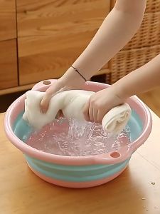 กะละมัง DP1 กะละมังรูปเสนอ ซึ่งสามารถใช้สำหรับการล้างผัก, ซักผ้า หรือการตั้งแคมป์ แข็งแรง ใช้เวลา 1-2 สัปดาห์