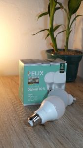 FELIX PREMIUM Bohlam Lampu LED 8W E27 Putih 6500K Paket 2pcs Garansi 3 Tahun