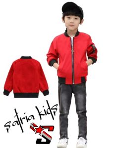 Jaket Anak 2-12 Tahun Laki-Laki & Perempuan: Bomber, Zipper Lotto & Polos Terlaris