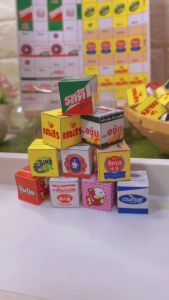 ล่องจิ๋ว ลายเครื่องปรุง กระดาษตัดเป็นชิ้น 100 แผ่น ราคาที่สวย คละแบบ มี 10 ลาย หรือเลือกลายได้ กระดาษชนิดเงา 160 แกรม