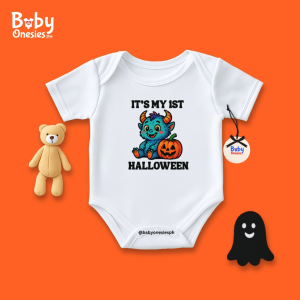 Baby Onesies PH My 1st Halloween Monster Baby Costume | Cute Infant Bodysuit | Soft Cotton Outfit for Baby Boy & Girl