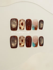 เล็บประดับเพชรแบบสวมใส่ ลายเสือดาว ลายตาแมว น้ำยาทาเล็บ ดีไซน์มืออาชีพ ลวดลายสุดเก๋ไก๋ 2025