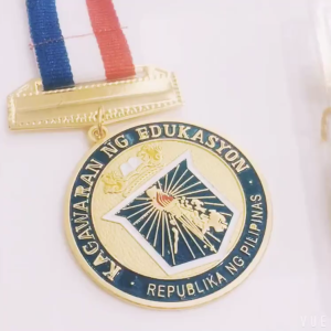 Kagawaran ng Edukasyon Department of Education Recognition Graduation Academic Medal 4cm 5cm 6cm Gold Silver Bronze