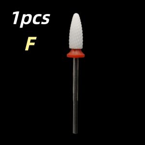 1/2Pcs 2.35mm Shank Ceramic Nail Drill Bit – Multi-Purpose Sharp Nail Drill for Gel Removal Cuticle Cleaning & Manicure Tool