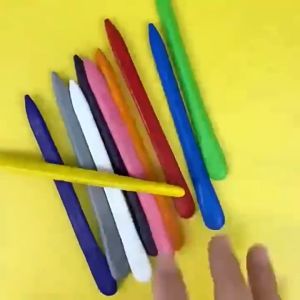 12/24/36 Colors Plastic Crayons Painting No Dirty Hand Safe Non-Toxic Washable Toddler Crayons Kids