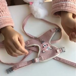 สายจูงสัตว์เลี้ยง สายจูง สายจูงแมวรัดอก สายจูงกระต่าย จูงหมา สําหรับสัตว์เลี้ยง สูงสาย แมว กระต่าย ขนาดเล็ก เสื้อสูงแมว