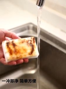 ฟองน้ำมหัศจรรย์ ฟองน้ำนาโน เช็ดคราบ สร้างความสะอาด ลึกฝัง สีขาว