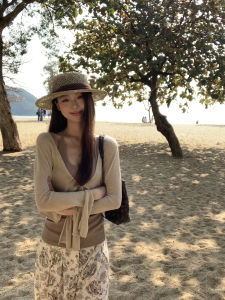 Summer Korean Style Short Knit Cardigan