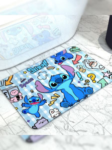 Thickened Silicon Dinosaur Foot Mat Bathroom Home Use Absorbent Quick Dry Anti Slip Cartoon Style Machine Weave Floor Rug