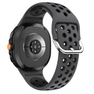 Two-Tone Sports Silicone Strap For Samsung Galaxy Watch 8 40 44mm Watchband Band for Watch8 Classic 46mm Breathable Bracelet