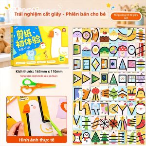 YUGUANG | Kéo An Toàn Montessori Cho Trẻ Em 1-3 Tuổi Đồ Chơi Giáo Dục