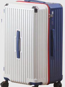 28-Inch Aluminum Frame Luggage Suitcase with Password Lock Travel Bag for Men And Women Casual Travel Lightweight Durable