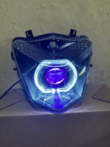 REFLEKTOR LAMPU DEPAN H-BEAT ESP BEAT STREET BEAT REVA ECO BILED PROJI 45 INCI BEAT 2016 SAMPAI 2019