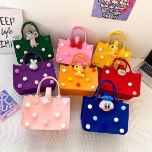 Cute Cartoon Felt Material Handbag Mommy bag Gift bag Shopping bag Kids Gift bag 2E Tote bag