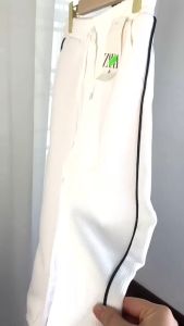 Quần Jogger Nỉ Nữ Tổ Ong Cạp Cao Bo Gấu Lưng Chun Dáng Dài Bo Viền cạnh