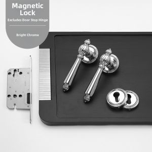 ZHIZHOU | New French Luxe Design Pumpkinn Shape Gold Retro Magnetic Silent Indoor Lock