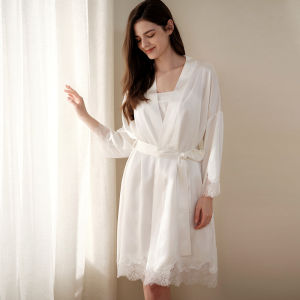 YINSANG | Luxury Silk Lace Strap Dress 22mm