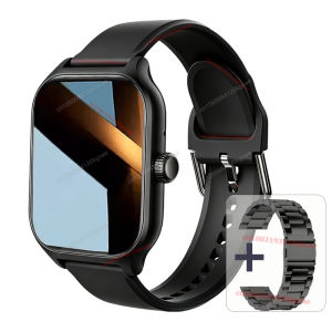 2026 New Smart Watch Bluetooth Call Message Reminder Health Monitoring GPS Sport Tracker Smart Watch Gift for Men and Women Hw12