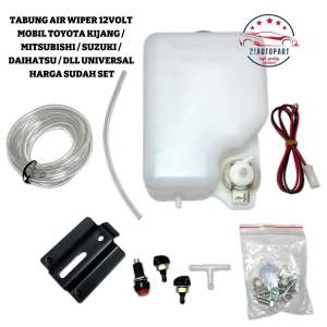 Tabung Air Wiper Mobil 12Volt Mitsubishi L300 / Suzuki / Daihatsu / Dll Universal HARGA SUDAH SET