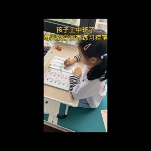 GeeToy Pen Control Training Pre-school Writing Reusable Copybook Pen Eraser Educationa Book for Kids