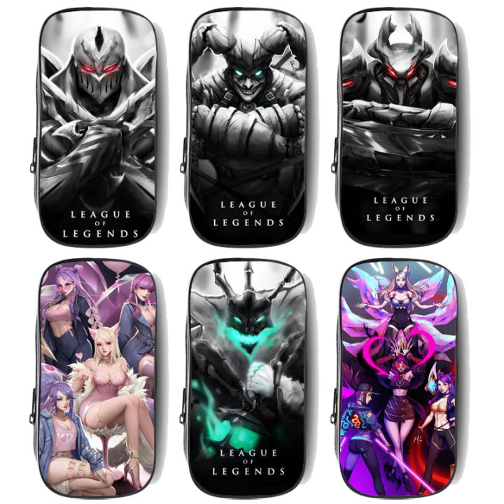 Children's Canvas Stationery Box League of Legends High School Students Sword Art Online Anime Backpack Wallet Bag