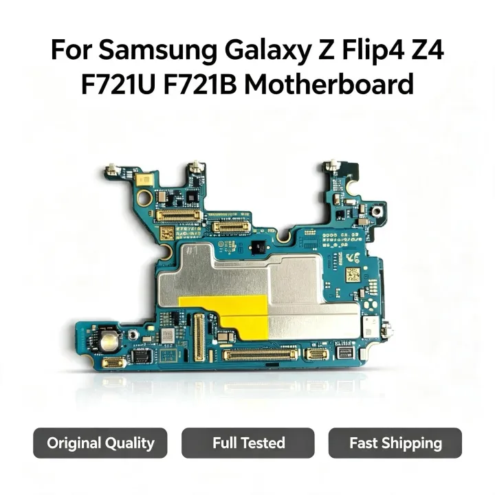 Fully Tested Unlocked Replacement Mainboard Repair Accessory For Samsung Galaxy Z Flip4 SM-F721U SM-F721B Logic Motherboard