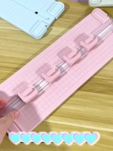 1PC 4 in 1 two-way paper cutter manual office paper cutter send 4 cutter headsdesign for schools offices and homes