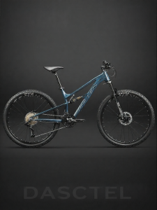 Soft-Tail Double Shock-Absorbing Variable-Speed Hydraulic Disc Brake Bicycle